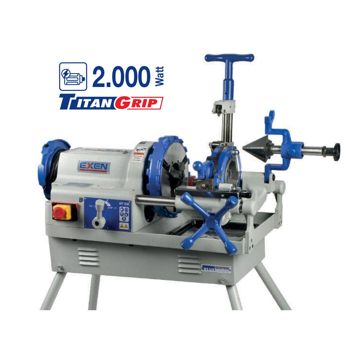EXEN EPT 2300 3'' Tezgah Tip Pafta Boru Diş Açma Makinası 2000W