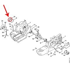 Stihl 9640-003-1610 Yağ Keçesi BS15x35x7 - Stihl 08, TS350, TS360