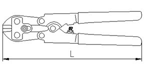 İzeltaş 6815 Tel Kesme Makası 200mm