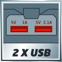 Einhell TE-CP 18 Li Solo Mobil USB Şarj Cihazı 18V - Aküsüz