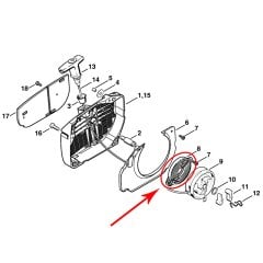 Stihl 1122-190-0605 Zemberek - Stihl MS660