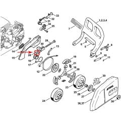 Stihl 1120-664-1500 Zincir Germe Palaya Geçen - Stihl MS170, MS210, MS230, MSE140