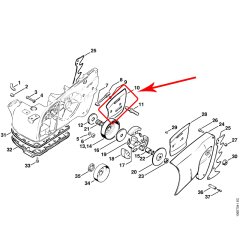Stihl 1106-664-1000 Yan Sac İç - Stihl 070, 090, MS720
