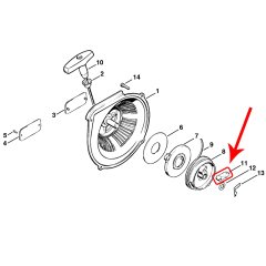 Stihl 1124-195-7200 Starter Tırnağı - Stihl MS380, MS381, MS660, MS880, 070, 090, MS720