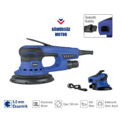 EXEN EP 515 BL Elektrikli Kömürsüz Orbital Zımpara 110mm 350W