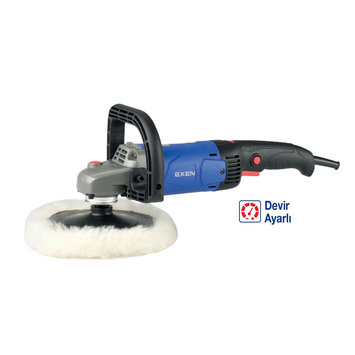 EXEN EPA 1200 PL Elektrikli D.Ayarlı Polisaj Makinası 180mm 1200W