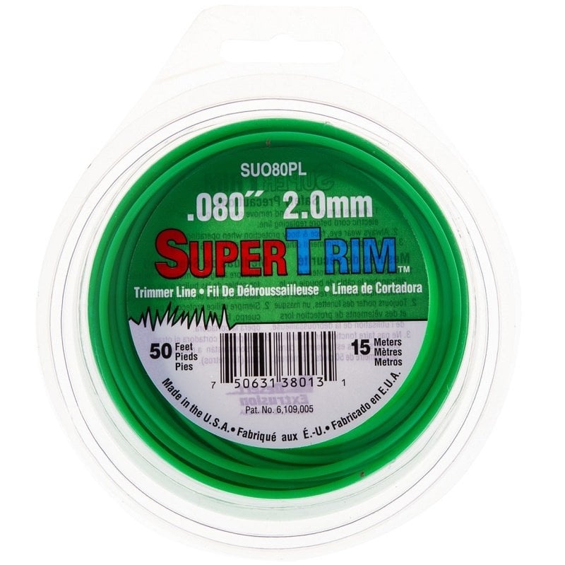 SuperTrim DX221366 Misina 2.0mm 15 Metre Yeşil Yuvarlak