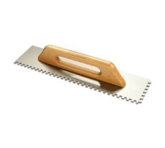 Dekor 261 Yay Çeliği Seramik Malası Kare Dişli Ahşap Saplı 12x30cm