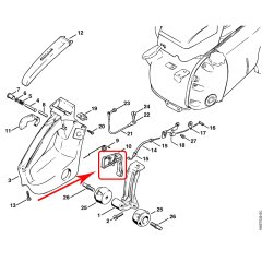 Stihl 1106-182-1003 Alt Tetik - Stihl 070, 090