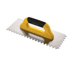Dekor 832 Yay Çeliği Seramik Malası Kare Dişli Plastik Saplı 12x50cm