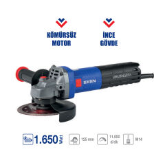 EXEN EPA 1650 BL Kömürsüz Elektrikli Avuç Taşlama 125mm 1650W
