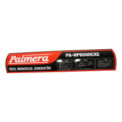 PALMERA 162007 Etiket Paneli 6500CXE,CXE3