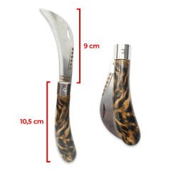 ZARGANA 5'li Ağaç Aşılama Seti Aşı Uygulama Seti Aşı Macunu, Aşı Bandı, Eğri ve Düz Uçlu Aşı Çakısı