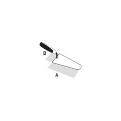 Dekor 064 Yay Çeliği Sıva Malası Ahşap Saplı 26cm