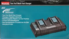 Makita 630868-6 DC18RD Çift Bağlantı Noktalı Hızlı Şarj Cihazı