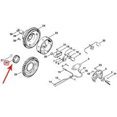 Stihl 0000-961-5115 Ring Plastik - Stihl 041, 070, 090, TS08