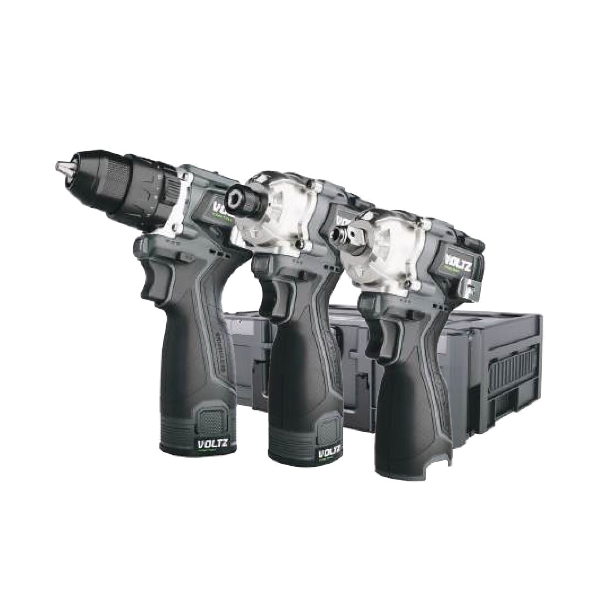 VOLTZ VZ16-3KIT Akülü Somun Sökme, Matkap Ve Vidalama 3ü1 Arada Set