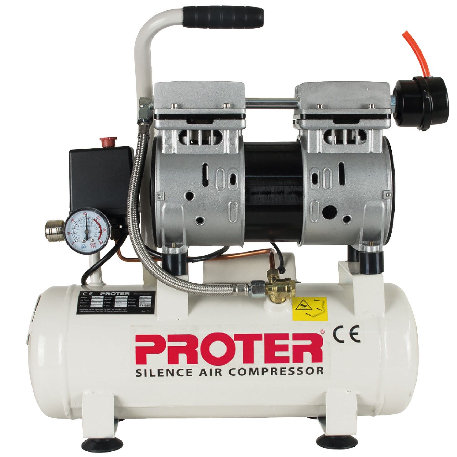 Proter P1KO420 Kompresör Sessiz 9 Litre