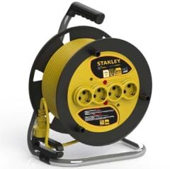 Stanley ST-E 2515 4 Soketli 3x1.5mm 25 Metre Makaralı Kablo
