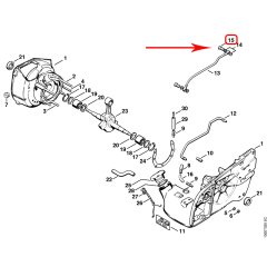 Stihl 9170-794-0230 Yağ Boru Vidası - Stihl 070, 090