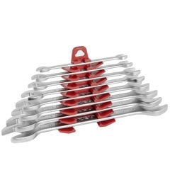 İzeltaş 0130 Çatal İki Ağız Anahtar Takımı Uzun Boy 8 Parça
