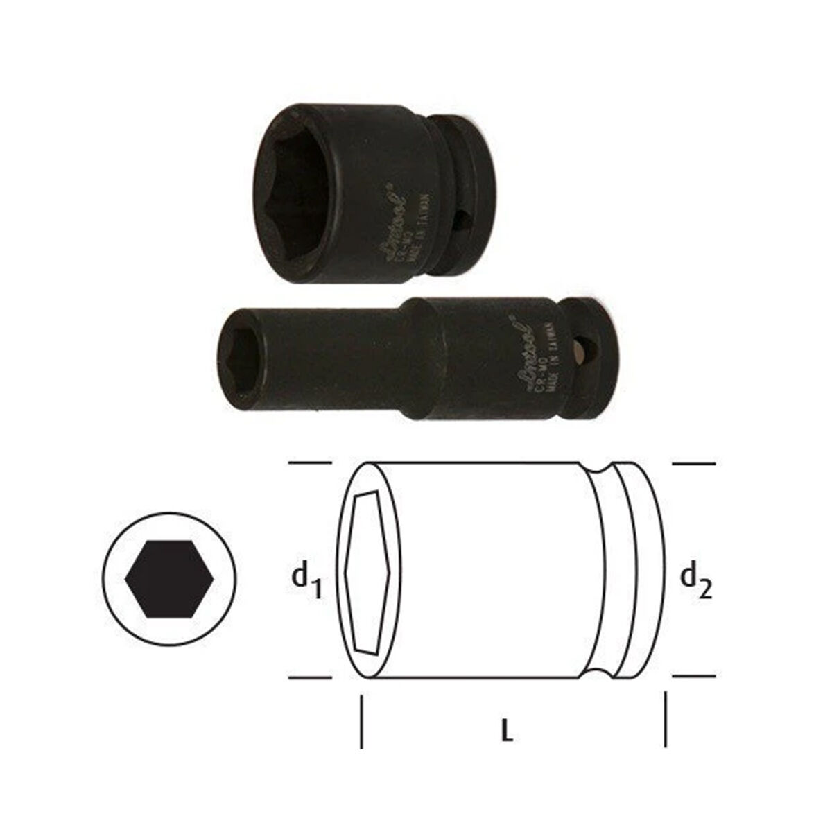 OSAKA LN38D11 Uzun Lokma 3/8'' 11mm