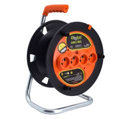 Bylion MK3025 4 Soketli 3x2.5mm 30 Metre Makaralı Kablo