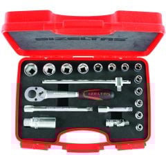 İzeltaş 1110 Altı Köşe Lokma Anahtar Takımı 19 Parça 3/8''