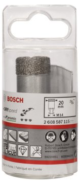 Bosch DRY Speed Ceramic Kuru Elmas Delici 20mm