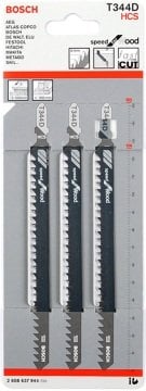 Bosch T334D Dekupaj Testere Bıçak Ahşap 3 Parça