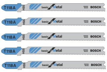 Bosch T118A Dekupaj Testere Bıçak Metal 5 Parça