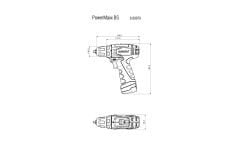 Metabo PowerMaxx BS Çift Akülü Vidalama Li-ion 12V 2Ah