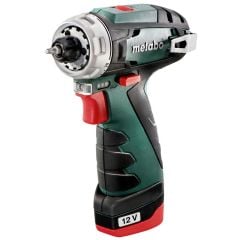Metabo PowerMaxx BS Çift Akülü Vidalama Li-ion 12V 2Ah