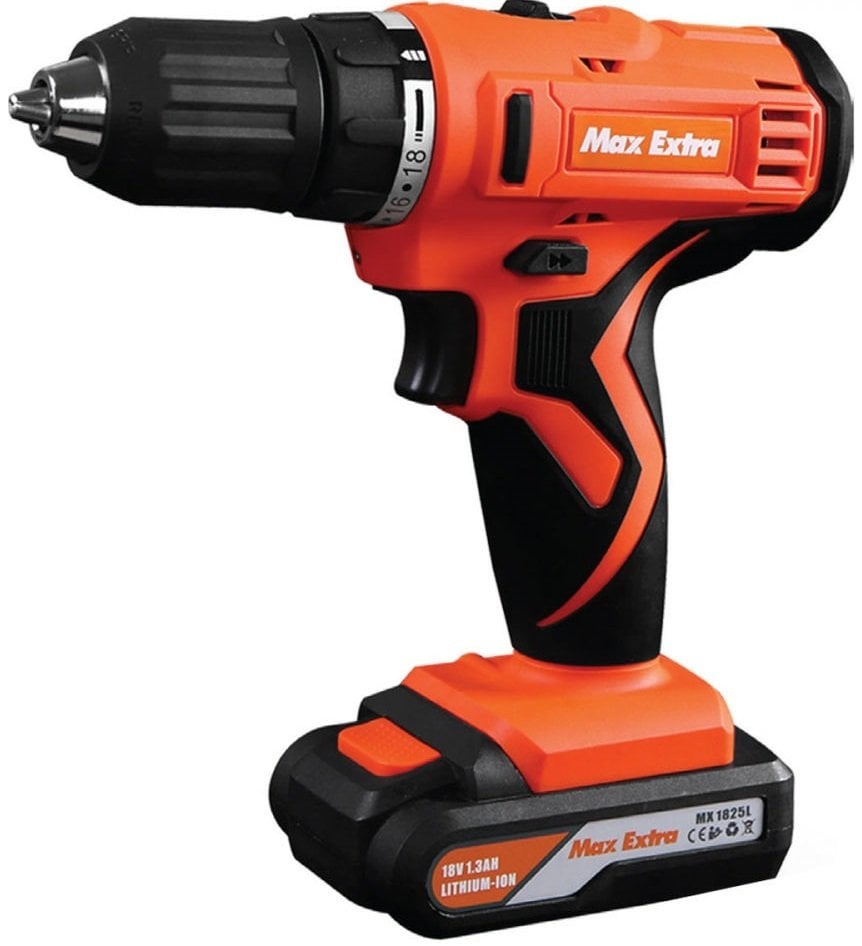 Max-Extra MX1825L Çift Akülü Vidalama 18V