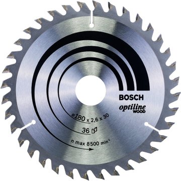 Bosch Optiline Wood Elmas Daire Testere Bıçağı Ahşap 165mm 36Diş