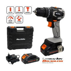 Max-Extra MX1830 Akülü Darbeli Matkap Çift Akü 18V 1.5Ah