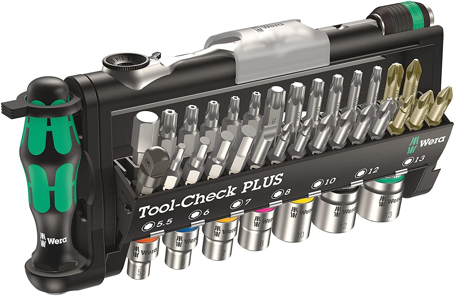 Wera 05056490001 Tool-Check Plus Lokma ve Bits Uç Seti 39 Parça