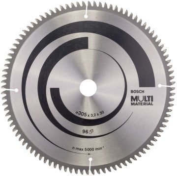 Bosch Multi Material Elmas Daire Testere Bıçağı Ahşap 305mm 96Diş