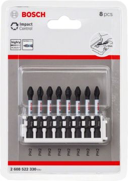 Bosch Impact Control Vidalama Uç PH2 50mm 8 Parça