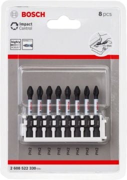 Bosch Impact Control Vidalama Uç PH2 50mm 8 Parça