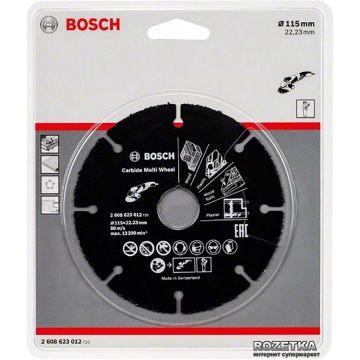 Bosch Multi Wheel Karbit Kesme Diski Elmas 115mm