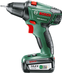Bosch PSR 14,4 LI-2 Akülü Vidalama Makinesi - 2,5 Ah Çift Akü