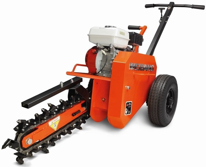 Weibang WBTR126H Kanal Açma Makinesi Benzinli 5.5Hp