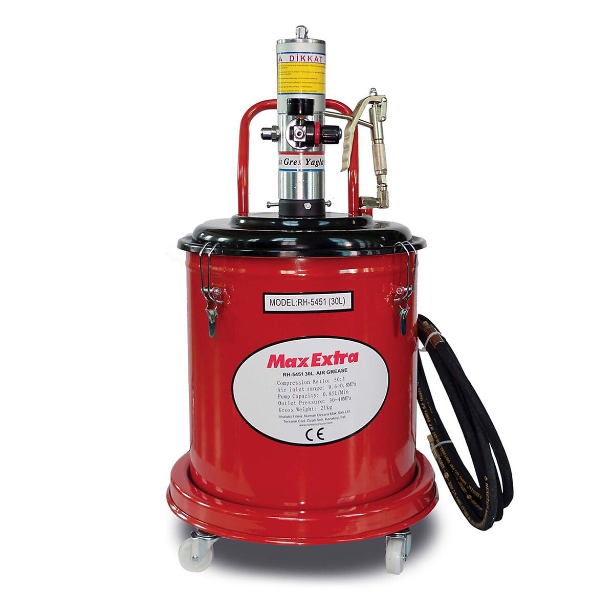 Max Extra MX14201 Havalı Gres Pompası 30 Litre