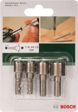 Bosch Lokma Anahtarı Seti 7, 8, 10, 13mm