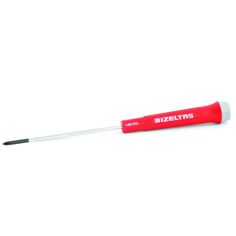 İzeltaş 4520 Elektronikçi Tip Yıldız Uçlu Klemens Tornavida 3x60mm