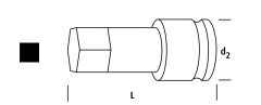 OSAKA  LN38U075 Uzatma 3/8'' 3''