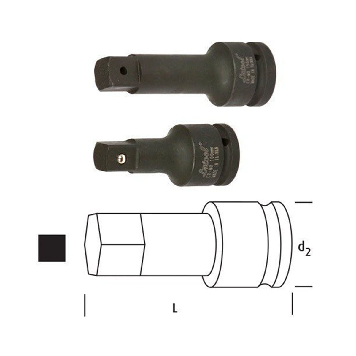 OSAKA  LN38U125 Uzatma 3/8'' 5''