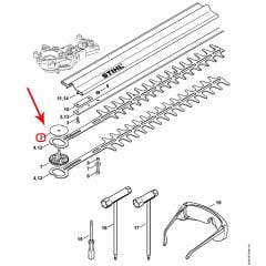 Stihl 4228-642-8700 Tahrik Dişli Pulu Büyük - Stihl HS45
