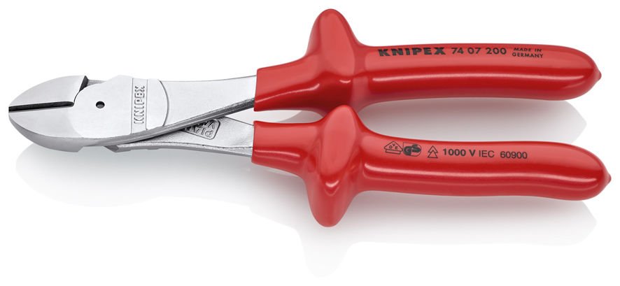 KNIPEX 74 07 200 AĞIR TİP VDE YAN KESKİ